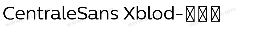 CentraleSans Xblod字体转换